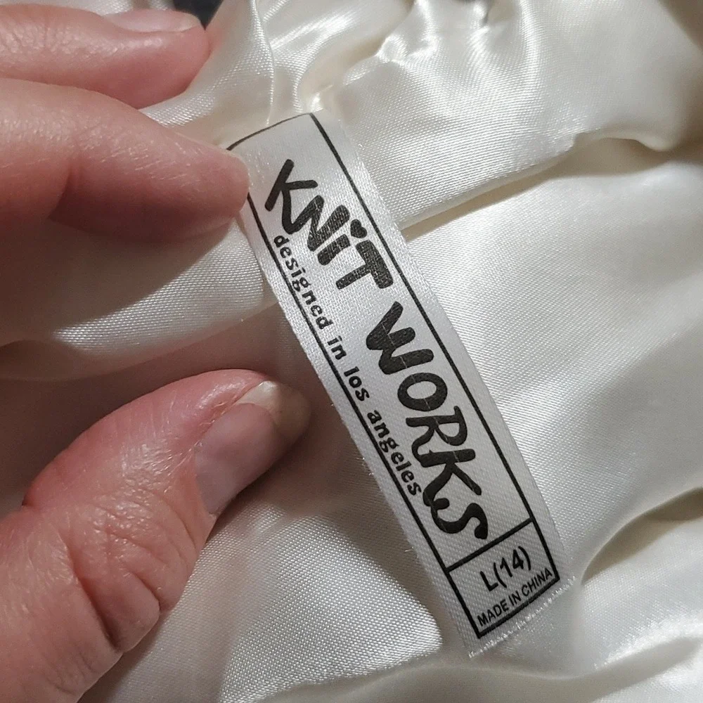 Knit Works‎ Girl Size 14 Plush Faux Fur Off White Minky Hooded Vest